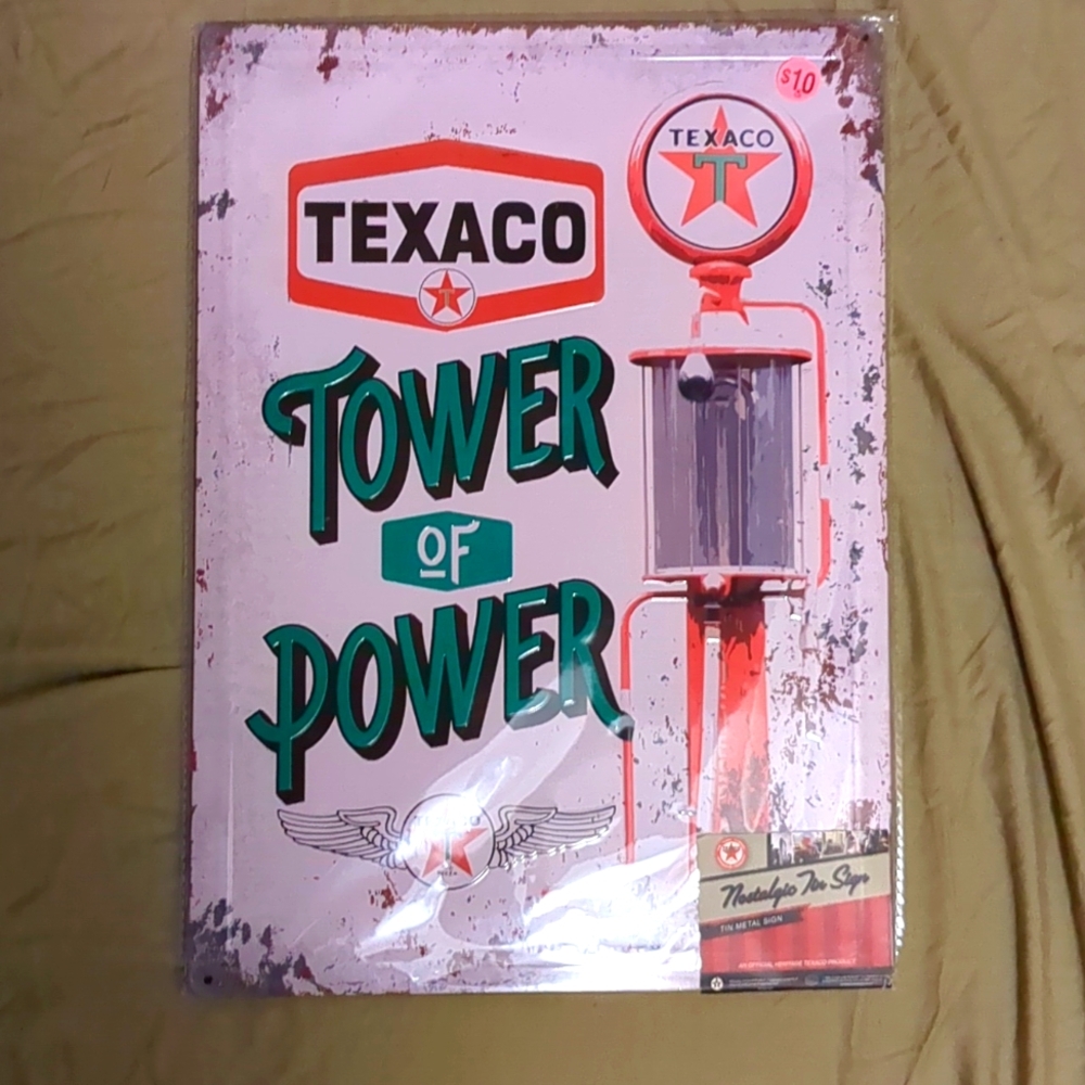 Texaco tim sign